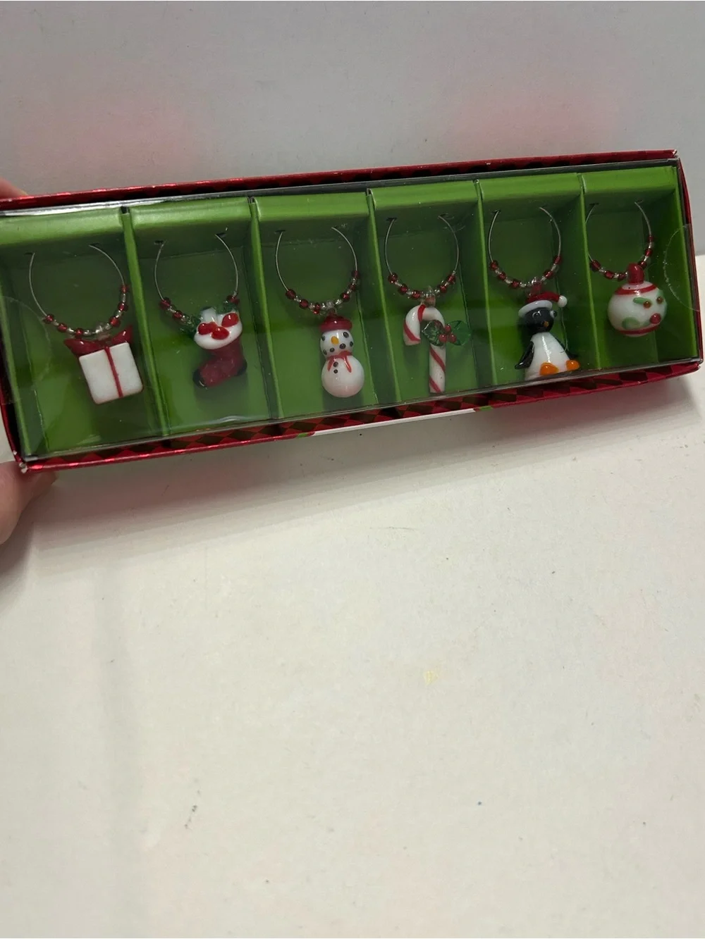 Christmas Wine Glass Charms Pier 1 Imports Drink Charms Set